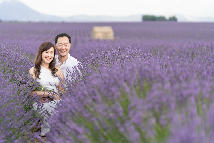 honeymoon photoshoot at Valensole Eny Therese Photography