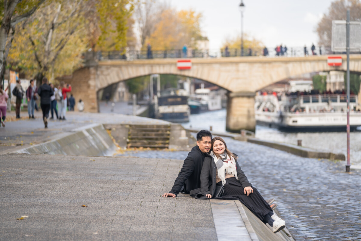 Couple Holiday Photoshoot at Latin Quarter in Paris by Eny Therese Photography
