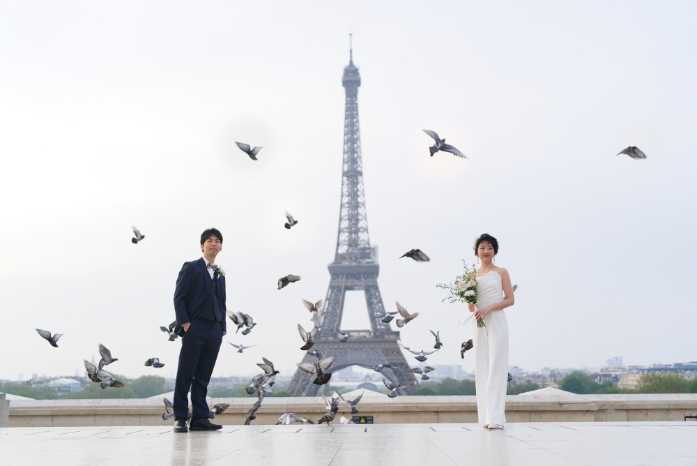 Prewedding at Trocadero with the birds by Eny Therese Photography