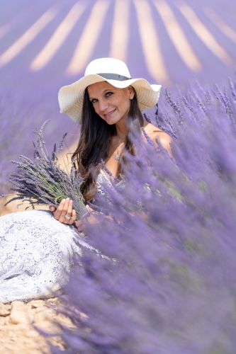 Lavender blooming at Valensole Eny Therese