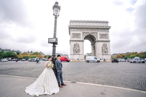 Paris Prewedding Arc de Triomphe