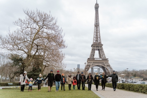 Paris Group Photoshoot Trocadero by Eny Therese photography