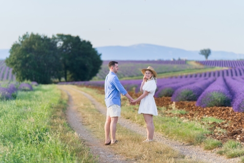couple at Valensole by Eny Therese