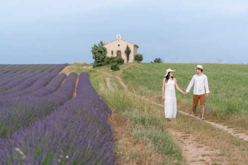 couple at Valensole by Eny Therese