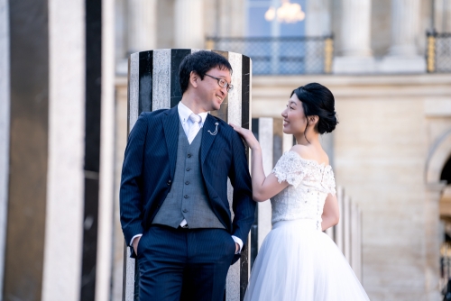 Wedding photoshoot Palais royal Paris by Eny Therese photography